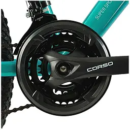 Велосипед спортивний Corso Rider 24" ЦБ-00246117 бірюзовий - мініатюра 6