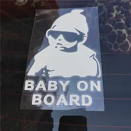 Наклейка в авто Baby on board 2 FGVBN - мініатюра 2