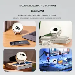 Феррофлюїдна музична лампа Ferrofluid Music Rhythm Lamp Sound Sensitive Magnetic Fluid Black - мініатюра 4