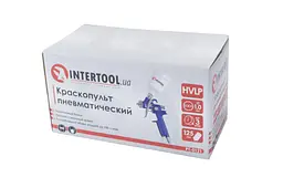 Пневматичний фарбопульт HVLP Intertool 125 мл x 1.0 мм верхній бак - мініатюра 3