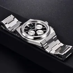 Наручний годинник чоловічий PD-1761 Silver-Black Pagani Design acs0031193 - мініатюра 3