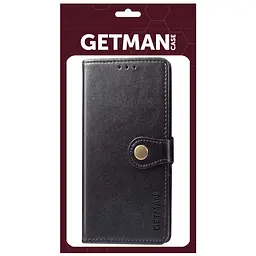Шкіряний чохол-книжка GETMAN Gallant (PU) для TECNO Camon 19 Чорний - мініатюра 5