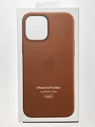 Чохол шкіряний протиударний Leather Case MagSafe MHKL3ZM/A (Original) для Apple iPhone 12 Pro Max (6.7") Saddle Brown - мініатюра 9