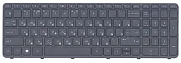Клавіатура для ноутбука HP 250 G3, 255 G2, 255 G3, Pavilion SleekBook 15-e, 15-e000, 15-e002er, 15-e002sr, 15-e003sr, 15-e004er, 15-, 15-n, 15-n000, 15-r, 15-r000, 15-s000, 15t-e, 15t-n, 15z-e, 15z-n Black, (Black Frame) - мініатюра 2