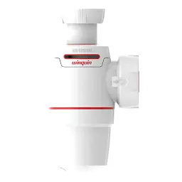 Сифон для кухонної мийки Neo Air 1½"×Ø40мм WIRQUIN (9542331)
