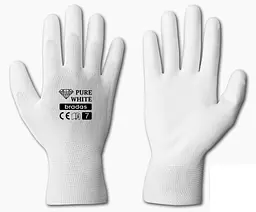 Рукавички захисні Bradas PURE WHITE поліуретан розмір 11 RWPWH11