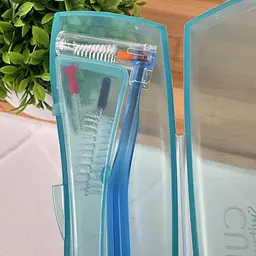 Набір йоржиків дорожній Curaprox Prime pocket set CPS 459 (бірюзовий футляр) - мініатюра 2