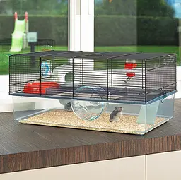 Клітка для хом'яків Ferplast Favola блакитна 60x36.5x30 см 57901470 - мініатюра 2
