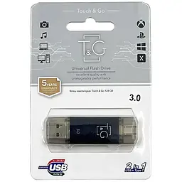 Флеш-накопичувач TG 009 Star Series 2in1 USB 3.0 (USB-A/C) - 256GB Чорний - мініатюра 3