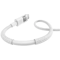 Дата кабель Baseus Display 2 USB to Type-C 100W (1m) (P10382701) Moon White - мініатюра 3