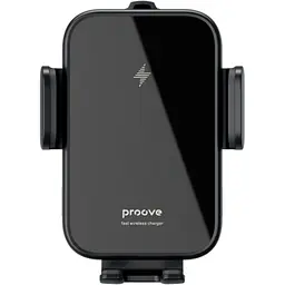 Автотримач із бездротовою зарядкою Proove Triple Clamp 15W Black (WHTC15010001) [136215] - мініатюра 4