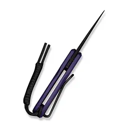 Ніж складаний кишеньковий Civivi Purr, (4.65 см) Nitro-V / G10 фіолетовий/чорний - мініатюра 7