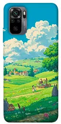 Чохол Demsky Miyazaki landscape для Xiaomi Redmi Note 10 / Note 10s