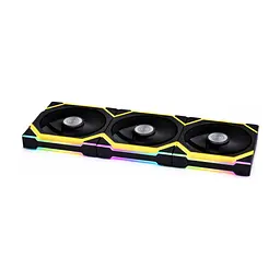 Кулер до корпусу Lian Li UNI Fan SL WIRELESS LCD 120-3, Black (G99.12SLLCD1W3B.00) - мініатюра 2
