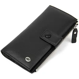 Класичний гаманець-клатч ST Leather 19373 чорний - мініатюра 4