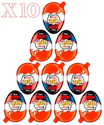 Комплект шоколадних яєць Kinder Joy Funko Netflix Stranger Things 10 шт по 20 г