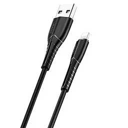 Кабель Usams US-SJ364 USB - Lightning (M/M), 1 м, Black (SJ364USB01)