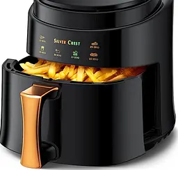 Багатофункціональна аеро-фритюрниця SILVER CREST JD689B , 8 літрів, 2400W, цифрова, фрі без олії