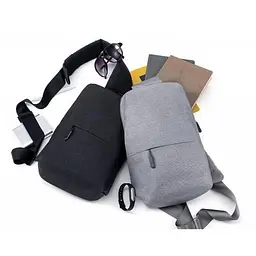 Рюкзак міський Xiaomi Mi multi-functional urban leisure chest Pack Dark grey [21416] - мініатюра 7