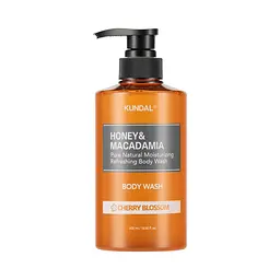 Гель для душу Вишневий цвіт Honey & Macadamia Body Wash Cherry Blossom Kundal 500 мл