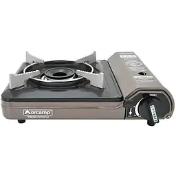 Плита газова портативна Voltronic Aorcamp CK-505 під газові балони бутан та пропан-бутан Black Case