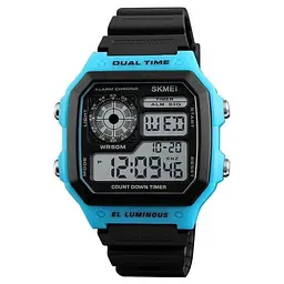 Наручний годинник чоловічий Skmei 1299 Blue, 1299BU (12336)