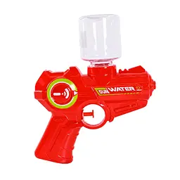 Дитячий ігровий Водний пістолет 8013A(Red) пластик, 15 см, з пляшкою