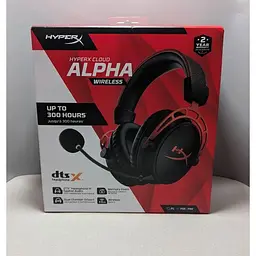 Гарнітура ігрова безпроводова HyperX Cloud Alpha Wireless - повнорозмірні чорні навушники - мініатюра 9
