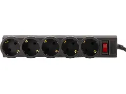 Мережевий фільтр-подовжувач Logicpower LP-X5 Premium Black 5 м (9585) - мініатюра 3