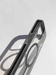 Протиударний чохол для iPhone 17e/16e/15/14/13 ZAGG Gear4 Crystal Palace MagSafe KS Прозорий Black - мініатюра 3