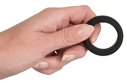 Ерекційне кільце Black Velvets Cock Ring 3.2 см чорний - мініатюра 7