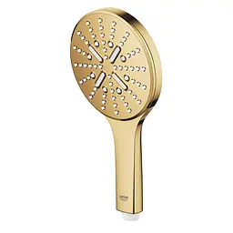 Ручний душ 3 режими струменя Grohe Rainshower Smartactive 130 26574GL0, Золотий - мініатюра 5