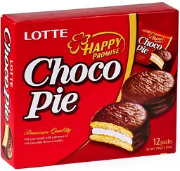 Тістечко шоколадне Choco Pie класичне LOTTE 336г