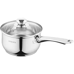 Ківш Ardesto зі скляною кришкою Gemini Gourmet Spoleto 1.6л нержавіюча сталь kuh0014710