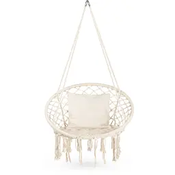 Садова гойдалка Boho Outtec XXL бежевий - мініатюра 4