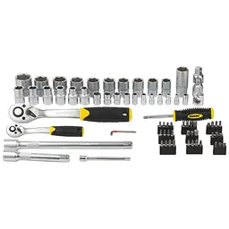 Набір насадок торцевих і біт Sigma 1/4", 1/2" 72 шт CrV mid (6003741) - мініатюра 5
