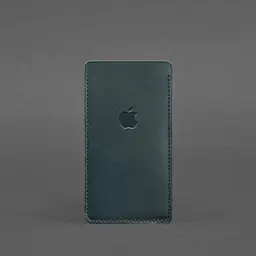 Шкіряний чохол для iPhone 12 Зелений Краст - мініатюра 4