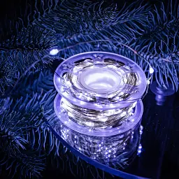 Гірлянда Роса нитка 500 LED довжина 50 м з пультом від мережі, білий GarlandoPro 500L50MWW - мініатюра 21