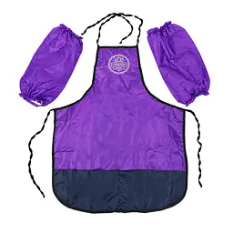 Фартух для творчості з нарукавниками ТЕ12161(Violet) в чохлі, з малюнком, зріст 128 см