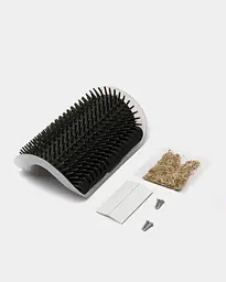 Щітка-чесалка для кішок Semi Brush-comb, Black з кутовим кріпленням до стіни - мініатюра 6