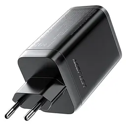 МЗП Acefast A111 GaN With Retractable Cable Type-C PD67W (1USB-A/1C) Black - мініатюра 5