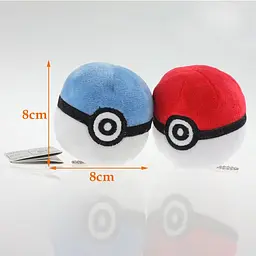М'яка іграшка-брелок Pokemon Go Покебол Рokebol 8 см в асортименті (1216570548) - мініатюра 2