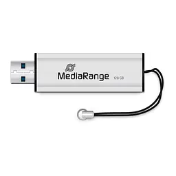 USB флеш накопичувач Mediarange 128GB Black/Silver USB 3.0 (MR918) - мініатюра 3