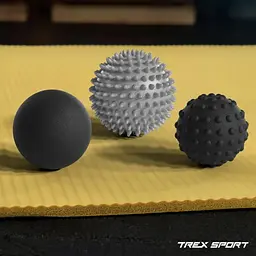 Набір масажних м'ячів Trex Sport TX-003MSA 3в1 для йоги та фітнесу EPP - мініатюра 13