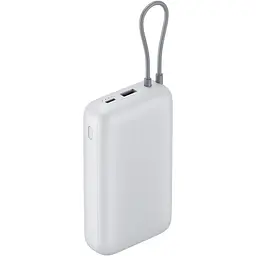 Зовнішній акумулятор Xiaomi Integrated Cable 20000mAh 22.5W Light Gray (BHR9738GL) [156080] - мініатюра 3