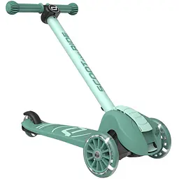 Самокат Scoot and Ride Highwaykick-3s колеса світяться 3+ років сіро-зелений (SR-00939) - мініатюра 9