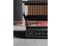 Електрогриль притискний Polaris PGP 7002 Optimal Temp Silver - мініатюра 9