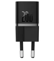 Мережевий зарядний пристрій Baseus GaN5 Fast Charger (mini) 1C 20W Black (CCGN050101)