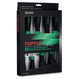 Комплект викруток 8 од. Toptul hoz0007684