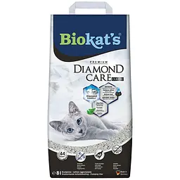 наповнювач туалету для котів Biokat's Diamond Classic 8 кг бентонітовий - мініатюра 2